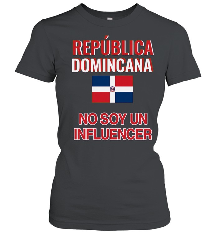 Republica Domincana no soy un influencer flag Shirt