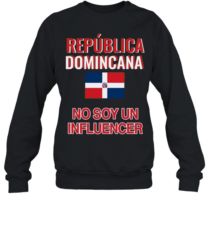 Republica Domincana no soy un influencer flag Shirt