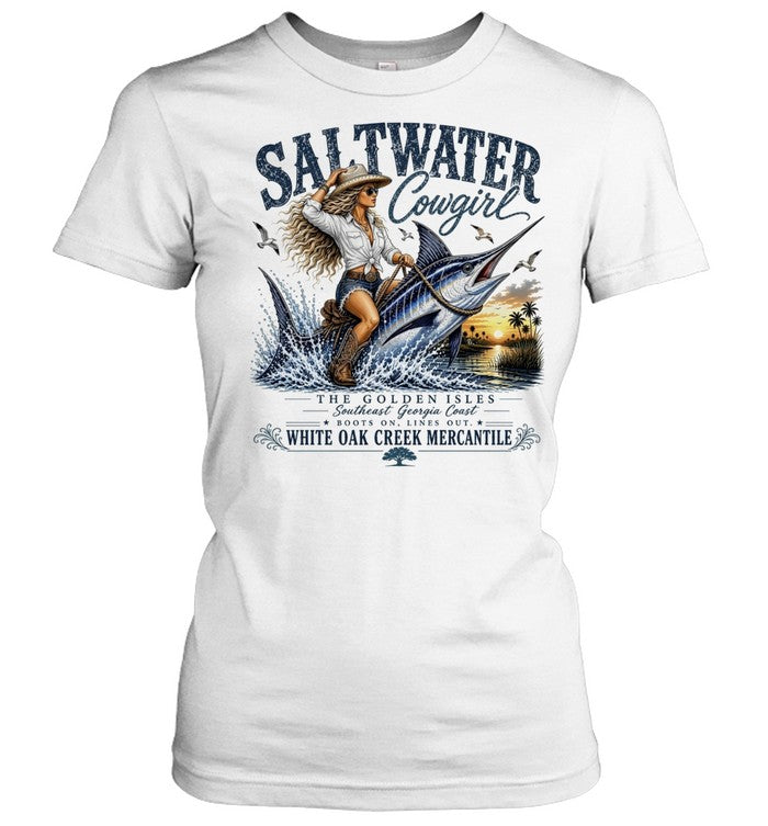 Saltwater Cowgirl the Golden Isles Shirt
