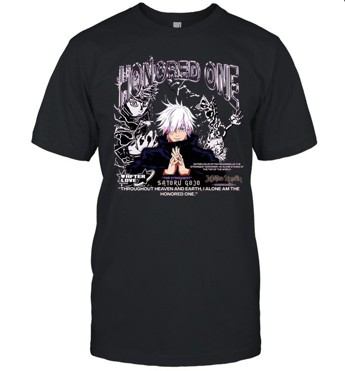 Satoru Gojo Honored One Throughout Heaven and Earth Jujutsu Kaisen Shirt