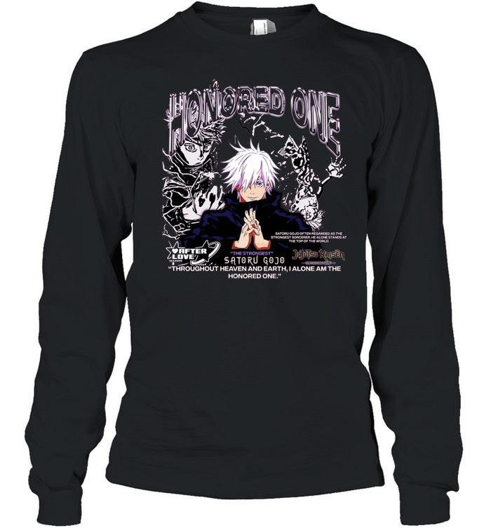 Satoru Gojo Honored One Throughout Heaven and Earth Jujutsu Kaisen Shirt