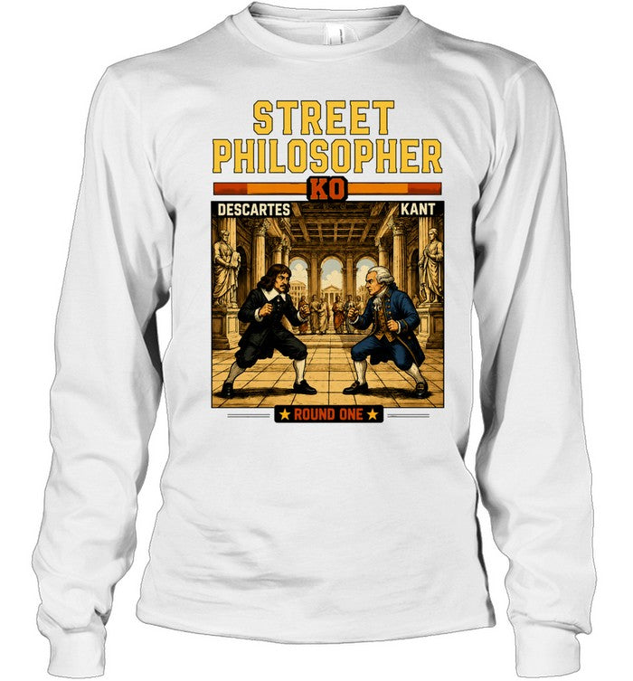Street Philosopher Descartes vs Kant Round One Shirt