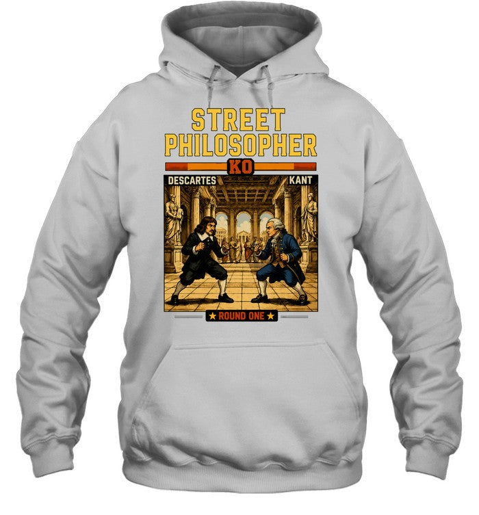 Street Philosopher Descartes vs Kant Round One Shirt