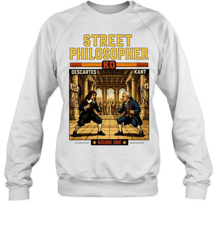 Street Philosopher Descartes vs Kant Round One Shirt