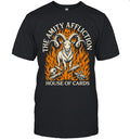 The Amity Affliction House of Cards Goat Flaming Skull Shirt