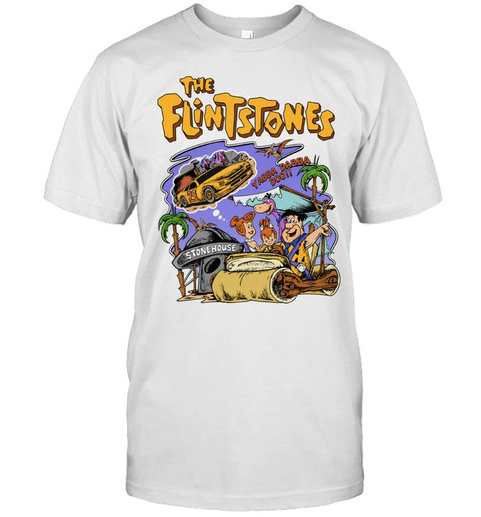 The Flintstones Yabba-Dabba-Doo Stonehouse Car Shirt
