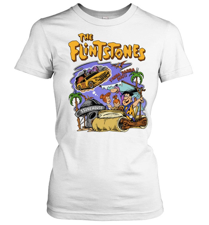 The Flintstones Yabba-Dabba-Doo Stonehouse Car Shirt