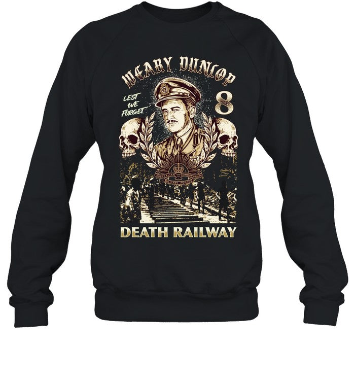Weary Dunlop Lest We Forget 8 Death Railway Shirt