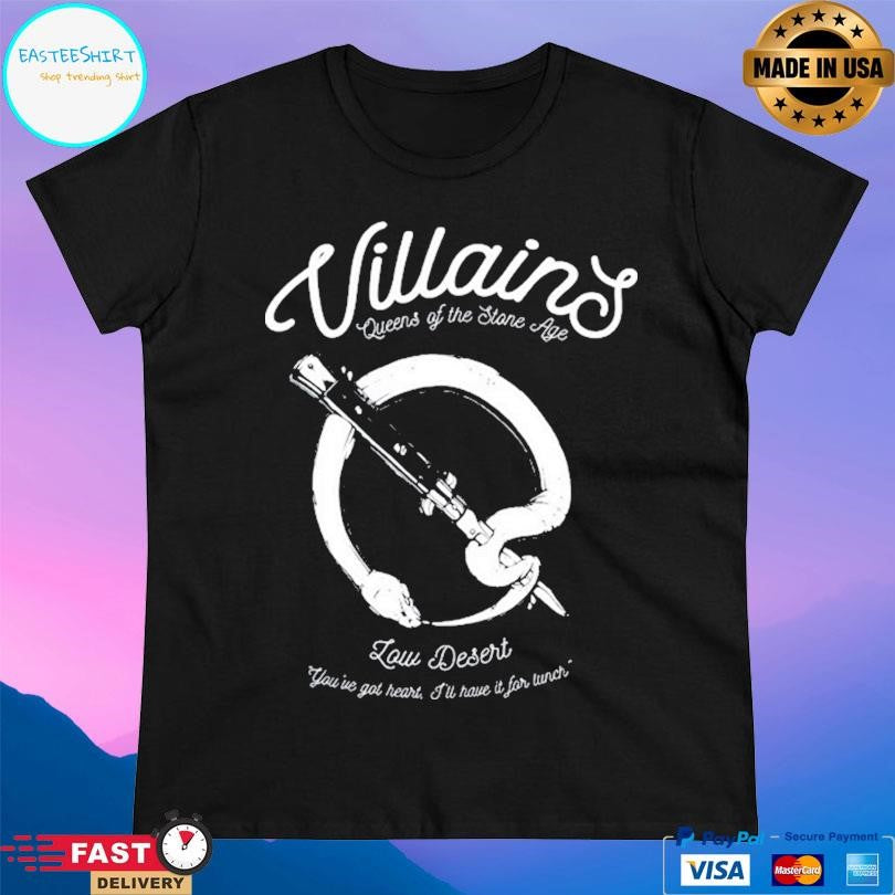 Qotsa Snake Q Villains Shirt
