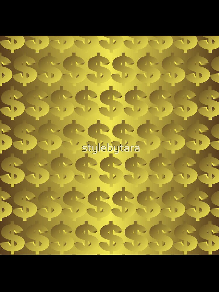 Stylish Gold Dollar Design by stylebytara