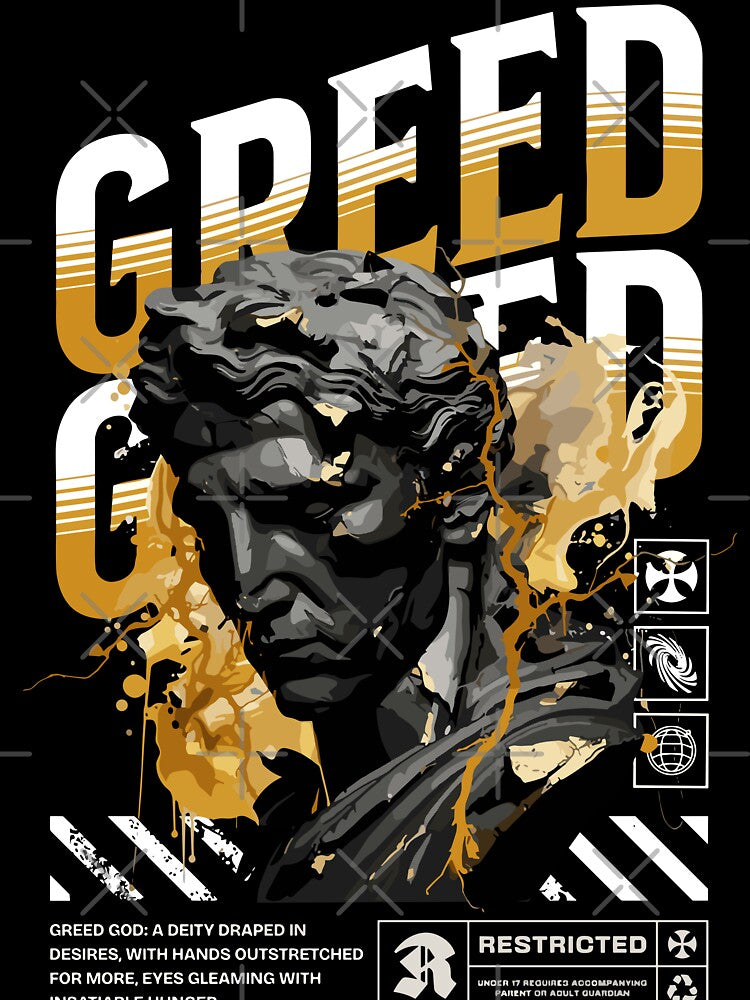 god of greed Streetwear by NF Designs Studio DTF