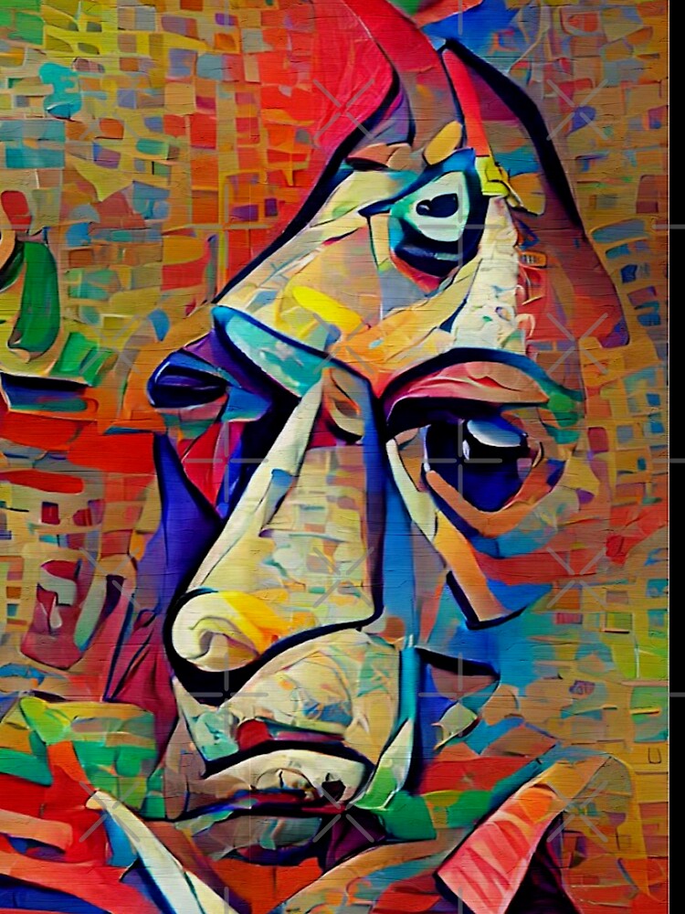 Modern Art Cubist Style Abstract Art by CattlettArt