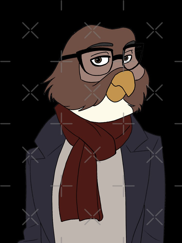 Stylish Owl Gentleman by pheebstheartist