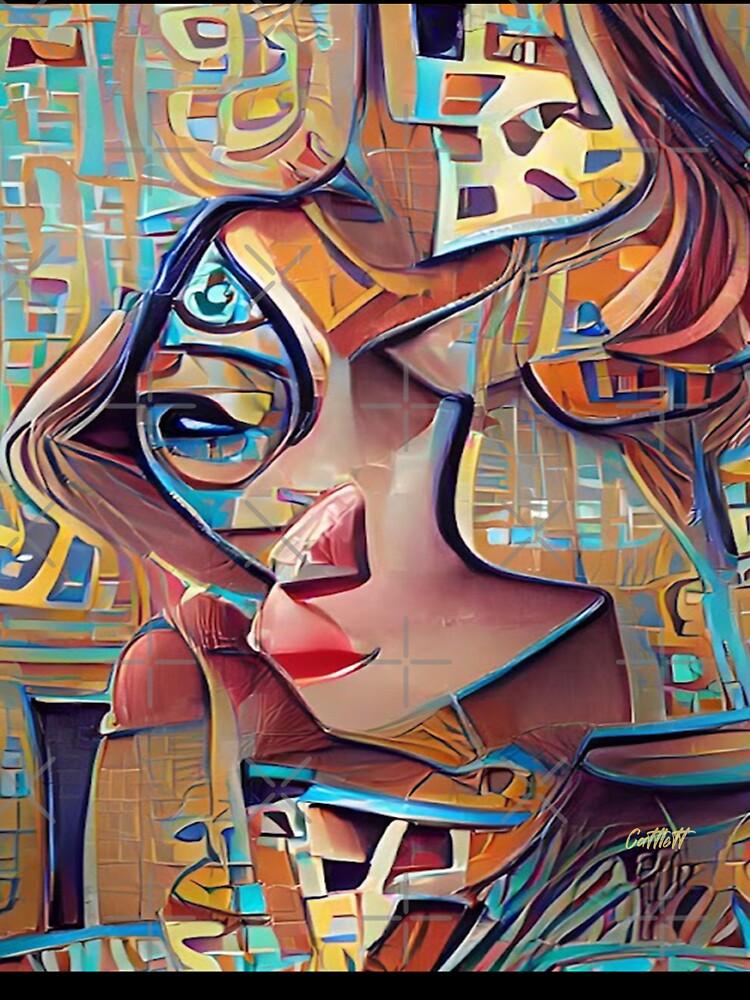 Modern Abstract Art  - Cubism - Abstract Art by CattlettArt