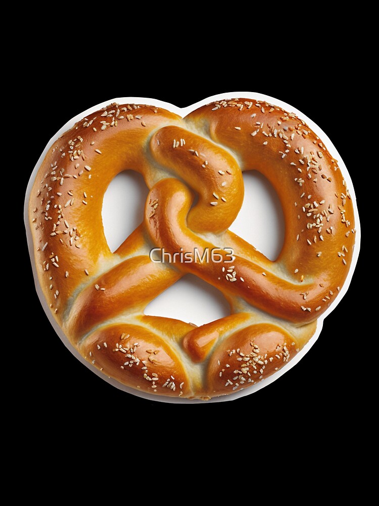 Soft Pretzel with Salt Sticker by ChrisM63