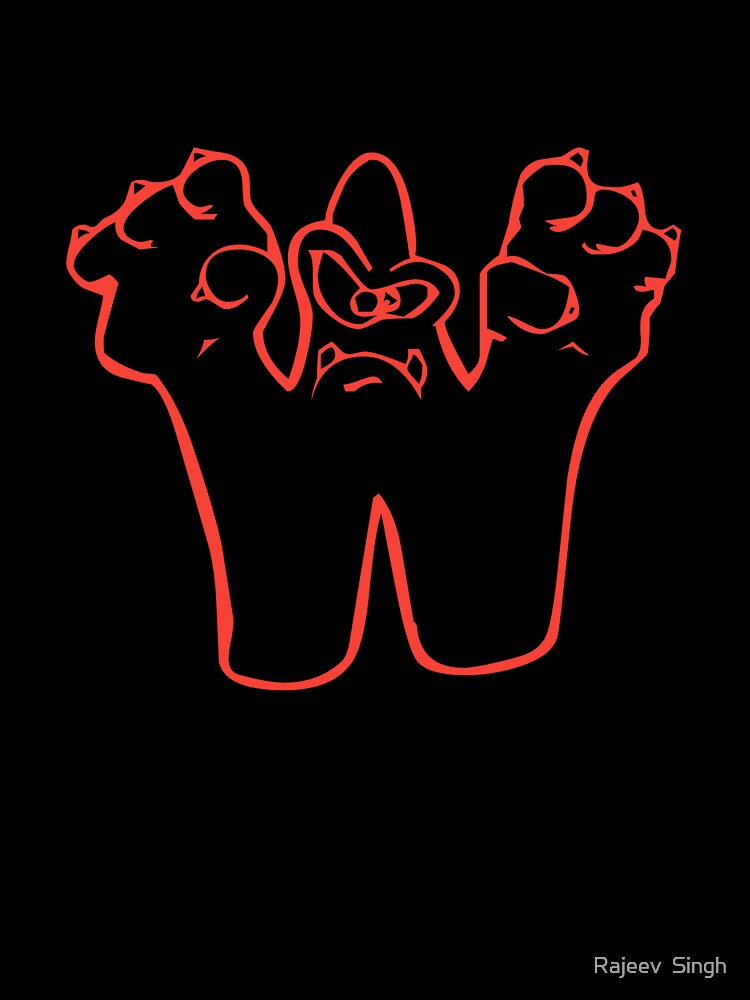 Scary Initial Monogram W by Rajeev  Singh