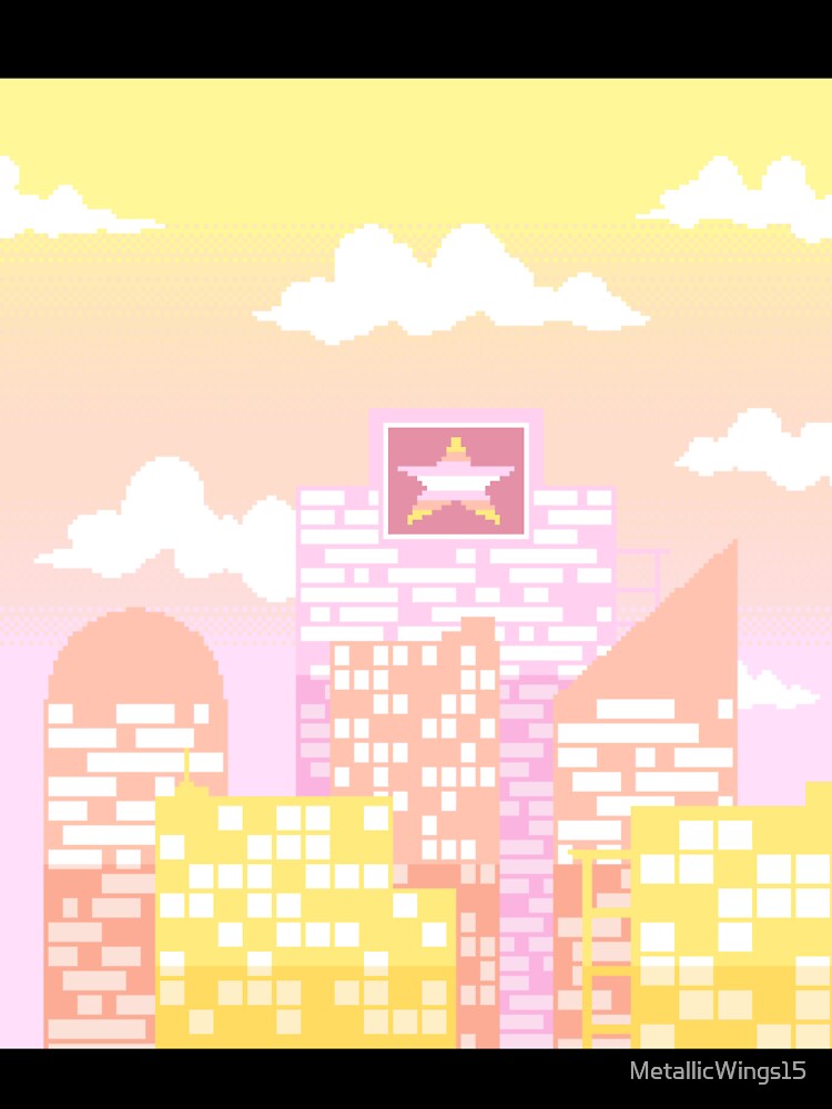 Pixel Pangender Pride City by MetallicWings15
