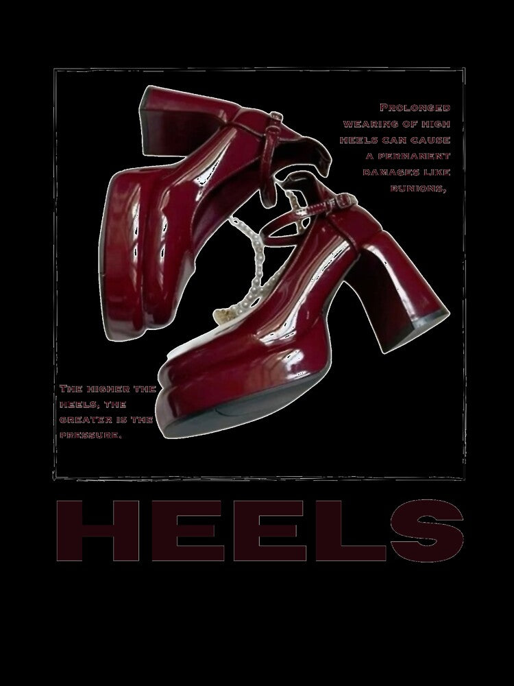 Heels Aesthetic Graphic – Bold Fashion Statement High Heels Design by ravenRM