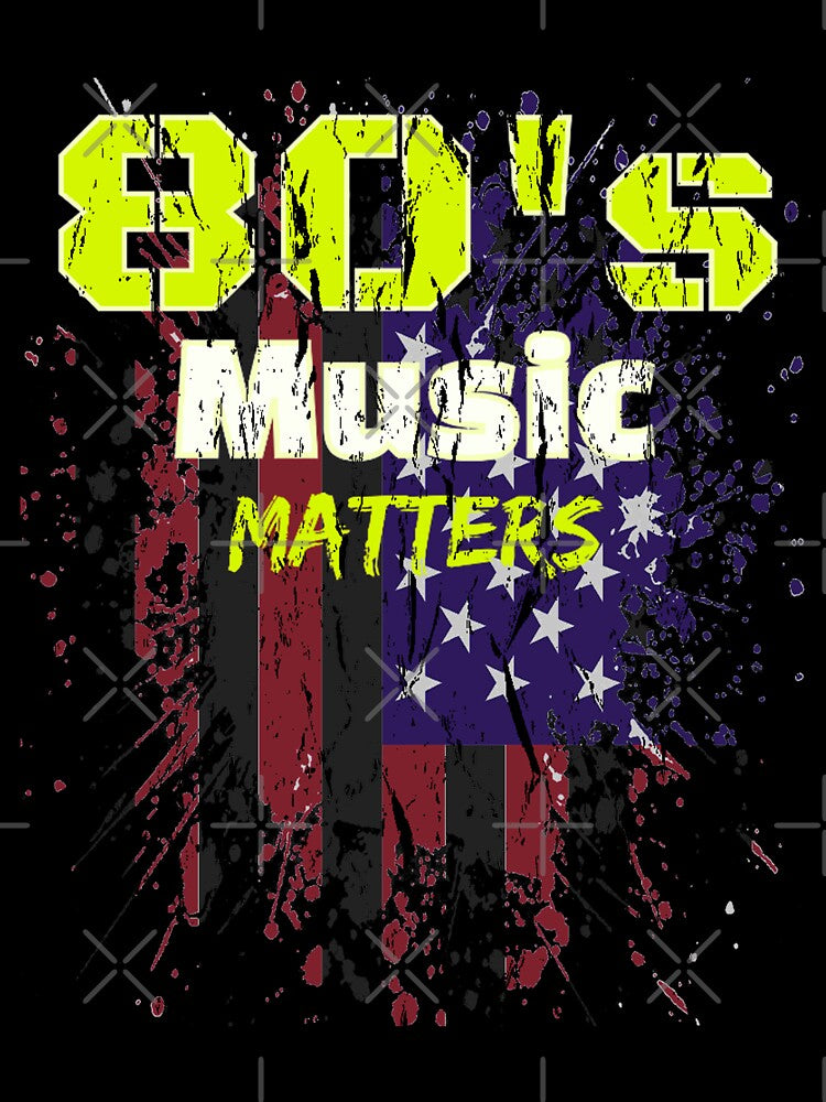 80's Music Matters USA Flag by alyedel