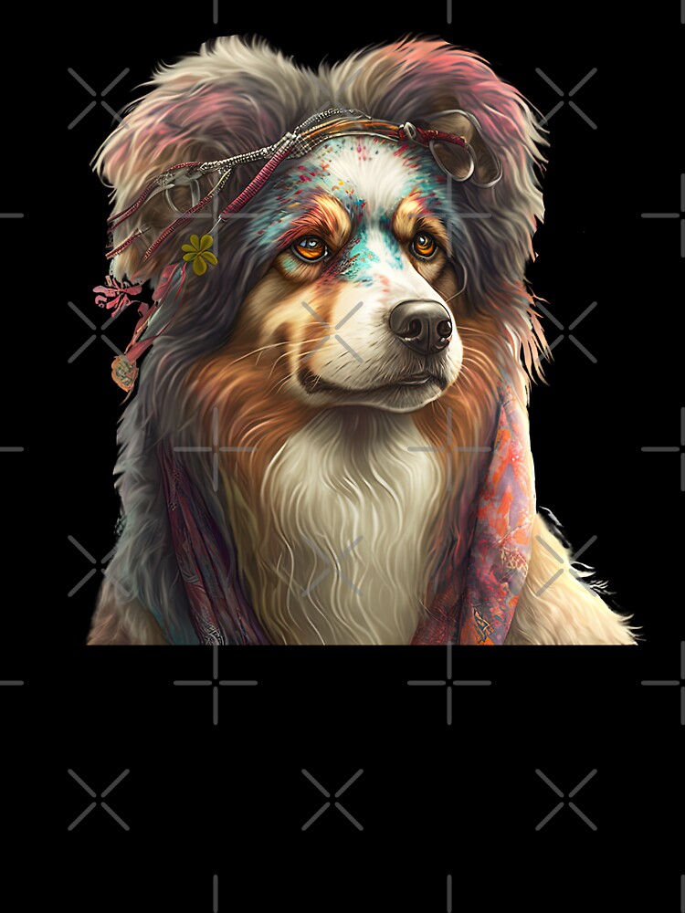 Hippie dog by AnimalArtPhotos