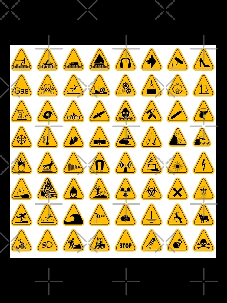 Warning signs are everywhere, expressive clothing by Juliet  Thomas