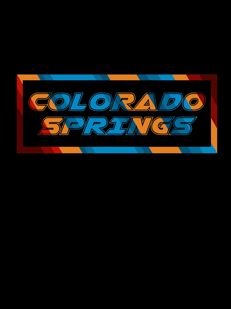 Colorado Springs T-Shirt for Men and Women by AllStarMerch