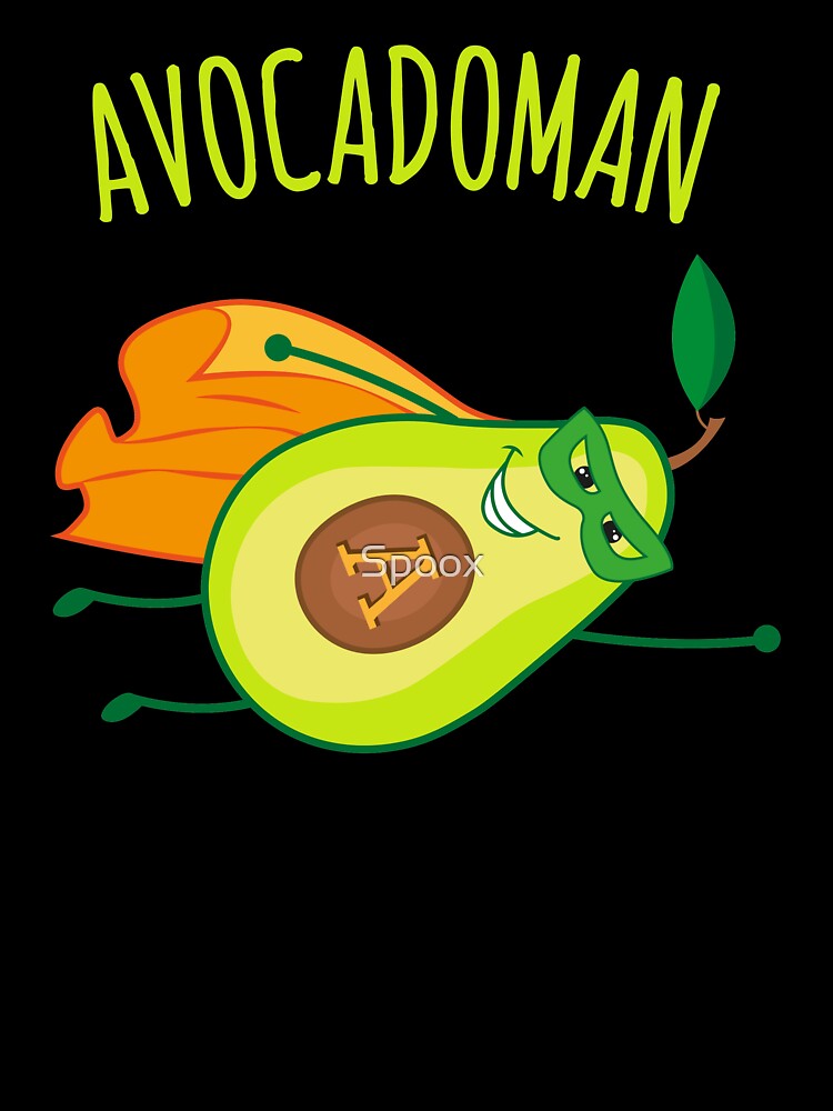 Avocadoman, Avocado, Funny, Superhero by Spoox