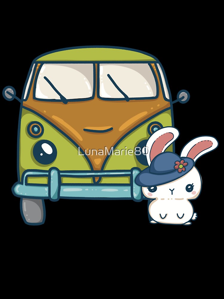 Kawaii Travel Bunny by LunaMarie80
