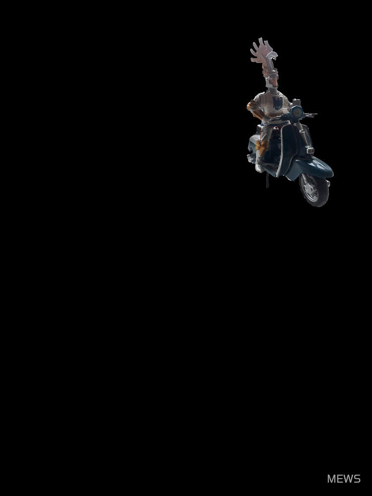 Knight on a Scooter by MEWS