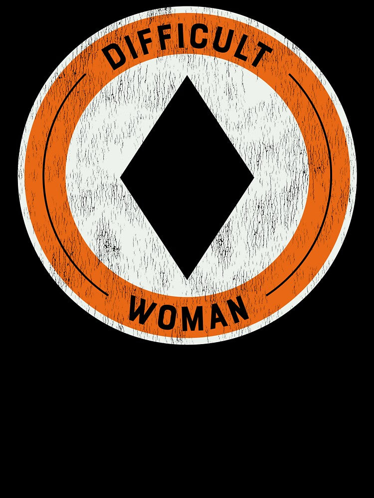Difficult Woman - Black Diamond Skier by Design Sparkes