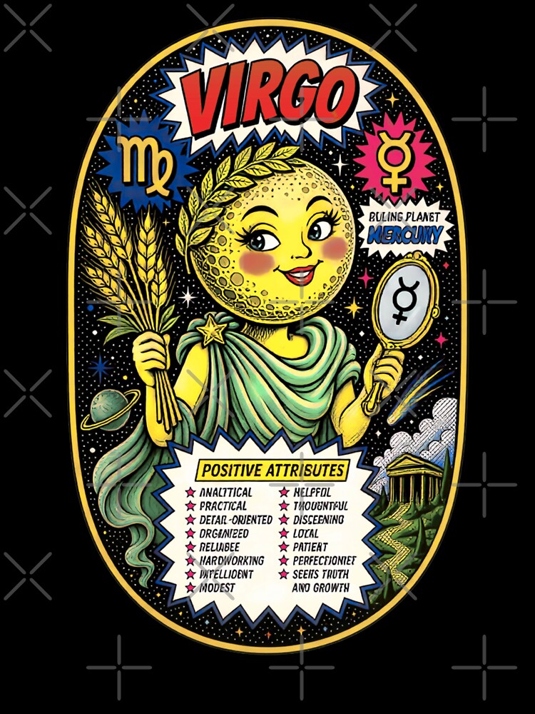 Pop Art of the Cosmos - Virgo by Cosmocharis