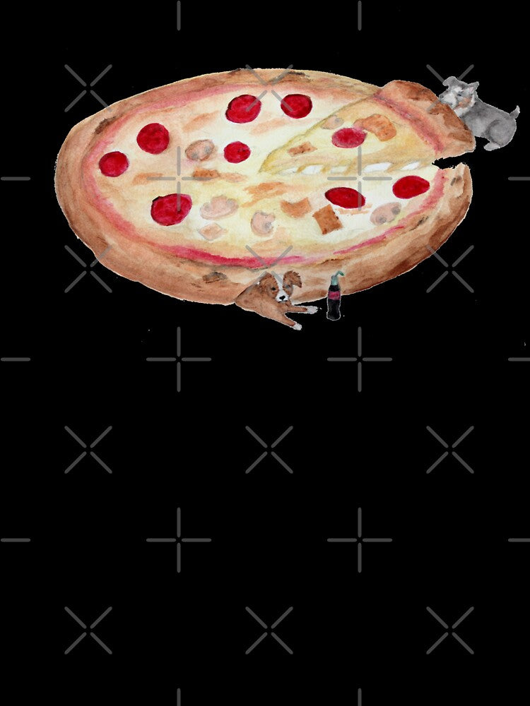 Puppies and Pizza by Marquerita