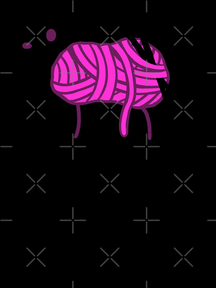 Pink Yarn Sheep by TheDangerGoose