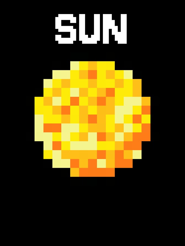 Pixel Art Sun by E-engineering