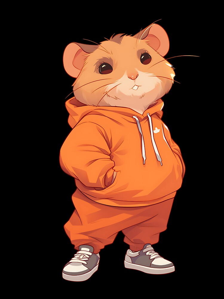 Streetwear Hamster Edgy Look by bapupa