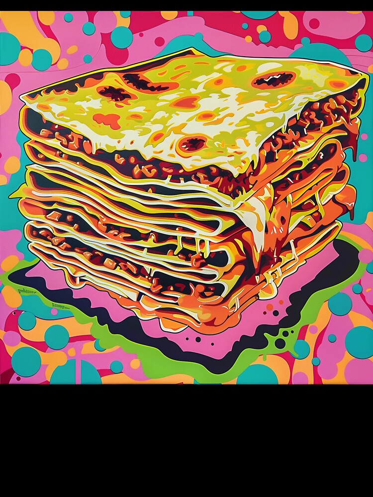 Lasagna Pop Art 3 by AstroRisq