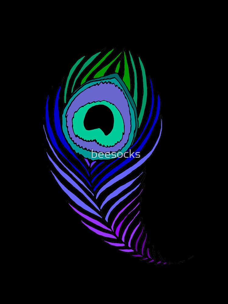 Peacock feather by beesocks