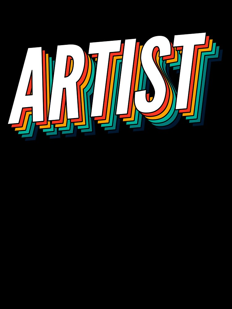 Artist Retro Vintage Label For The Best Artist by SVPOD