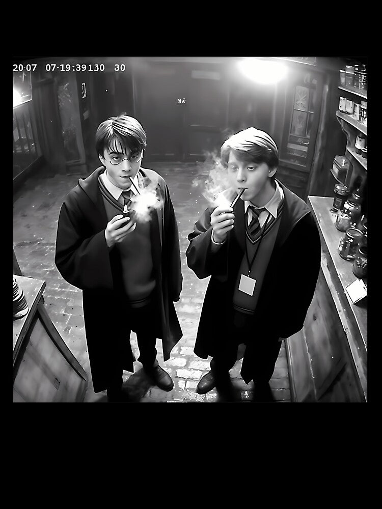 Harry And Ron Smoking Camera by Melinrtega1211