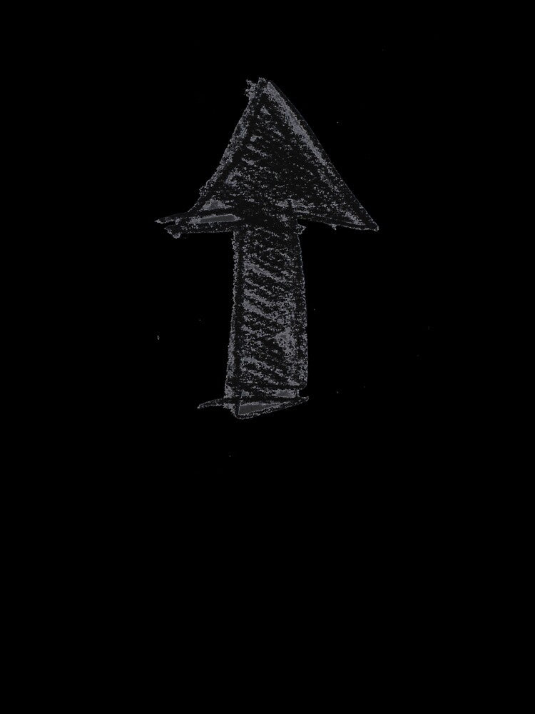 Stylish up arrow by Imutobi