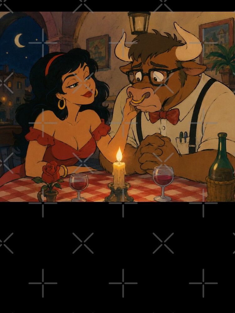 Beauty and the Nerd Beast – Funny Romantic Fantasy Art by  Hollow Moon Studios.
