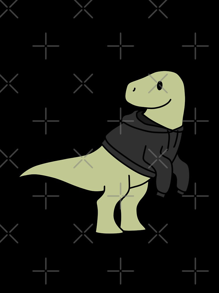 T-rex in a Hoodie by EmerestArt
