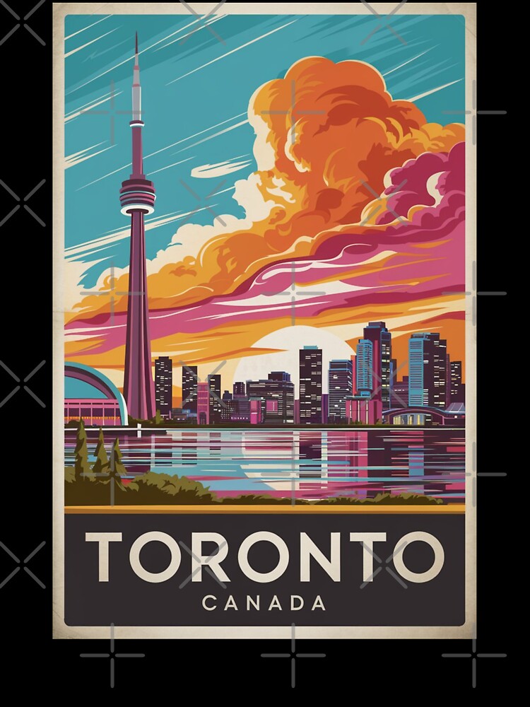 Toronto Vintage Travel Poster by TravelerRat
