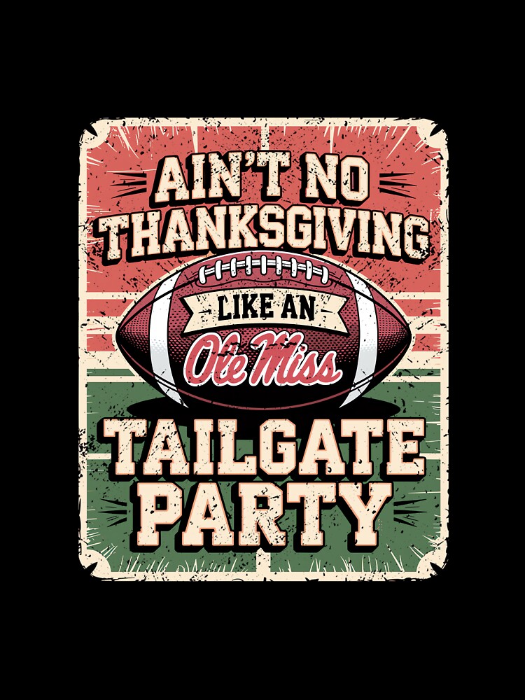 Ole Miss Football Tailgate Party Thanksgiving by DeanASkinner