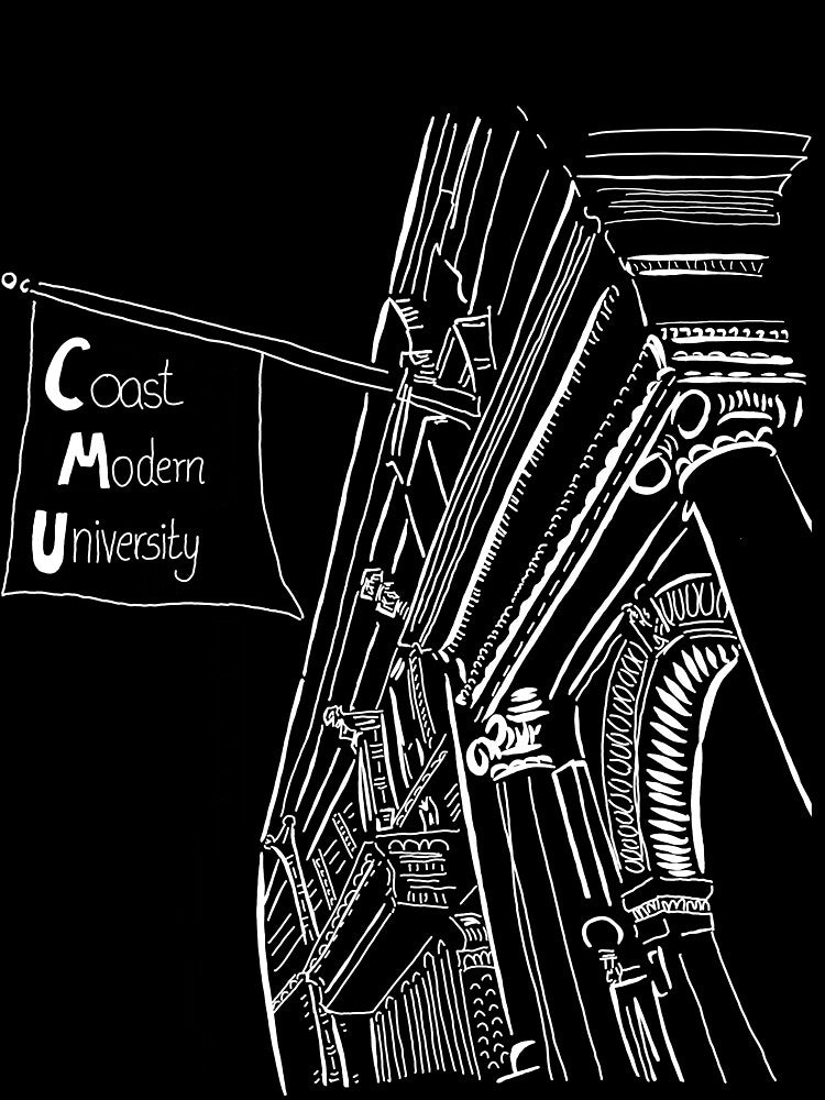 Coast Modern University dark by CoastModernRPG
