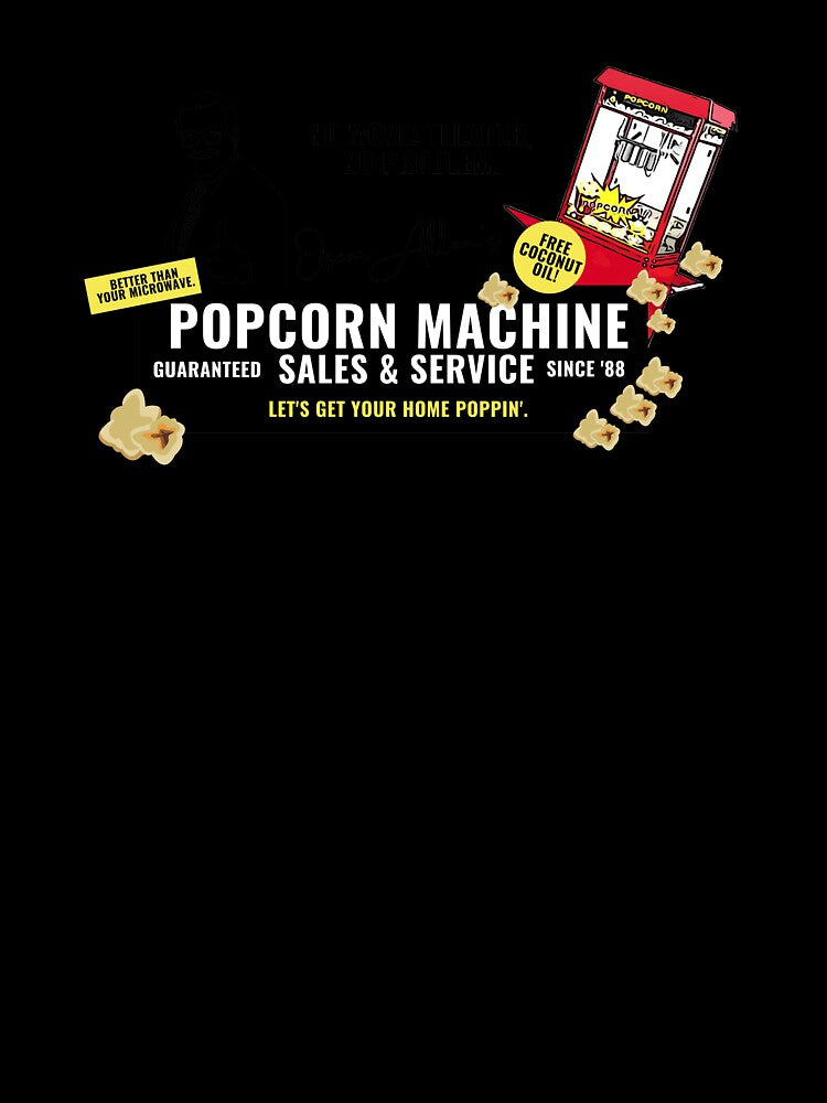 Oscar Allan's Popcorn Machine Sales by The Masked Designer