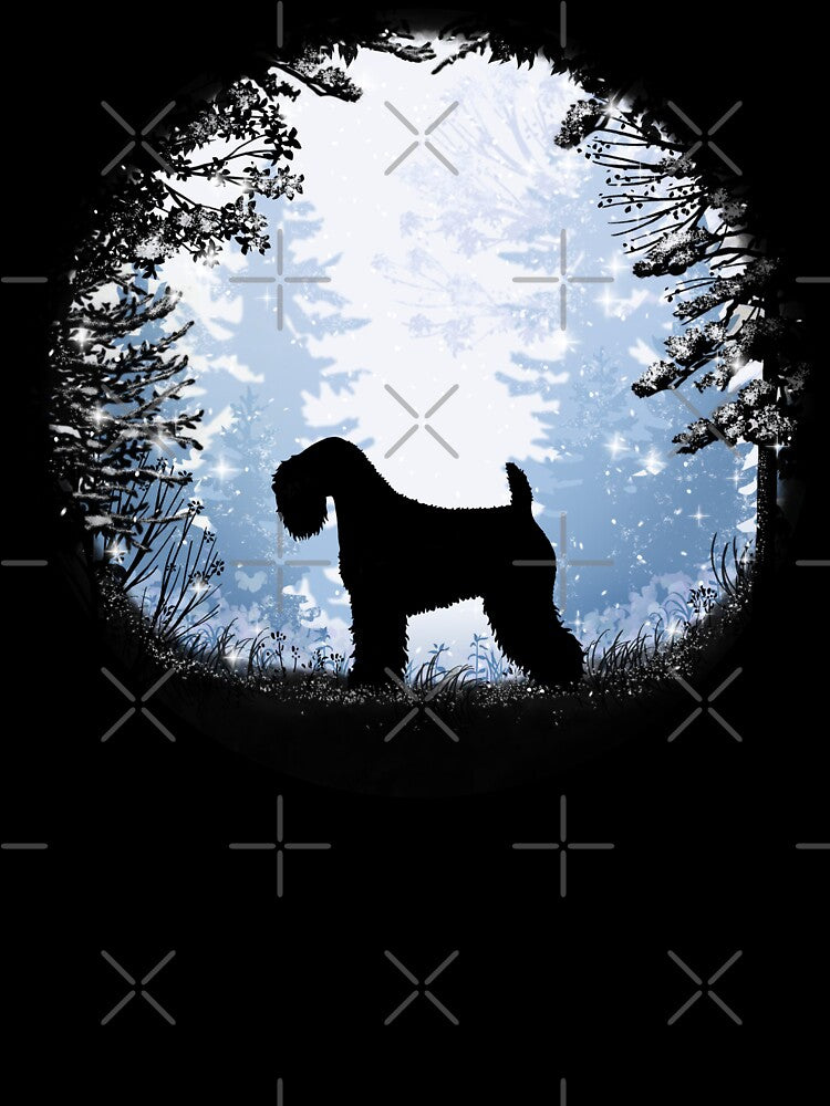 “First Snow” Soft Coated Wheaten Terrier by Spinyflowerart