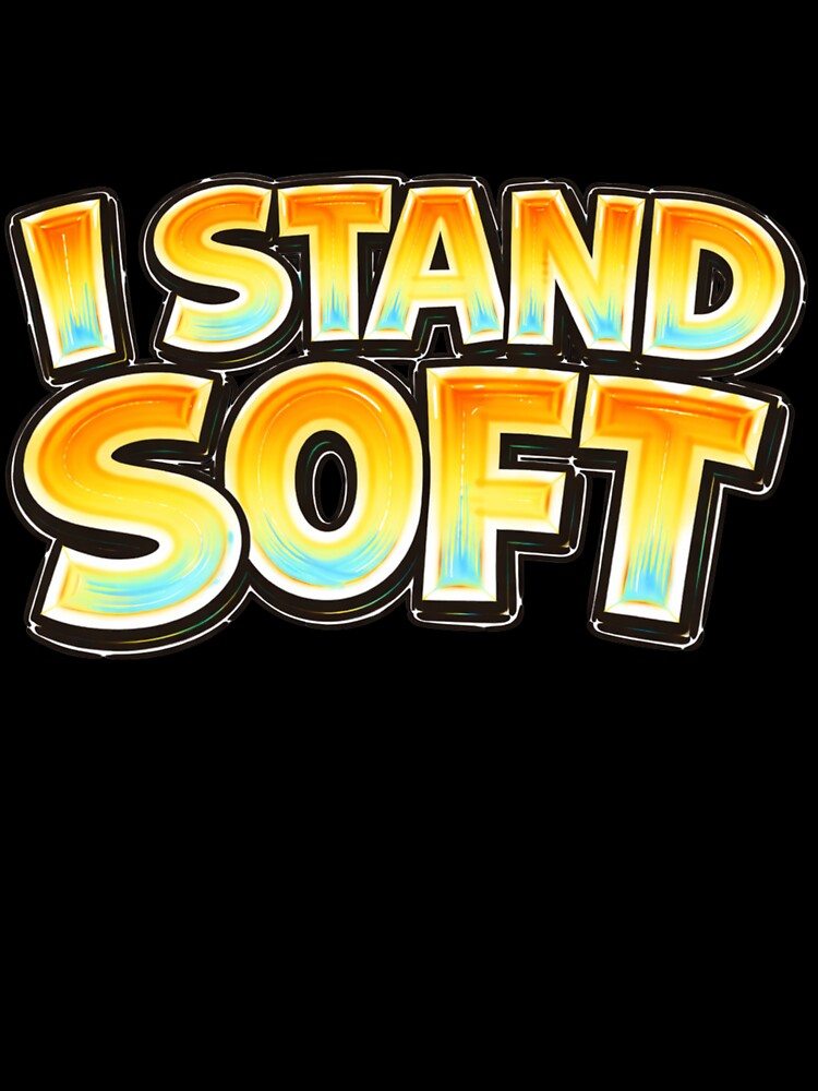I STAND SOFT – hand drawn childlike typography by Mac Sketches