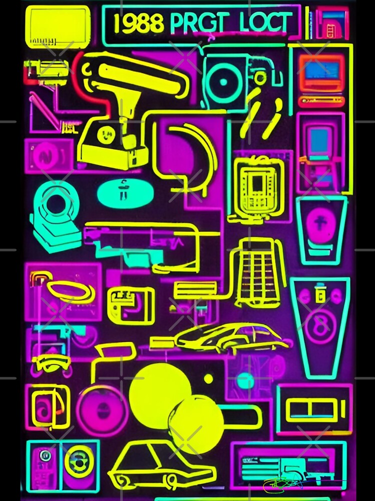 80’s Pop Art Vibes 15 by AI Crypto Warlord