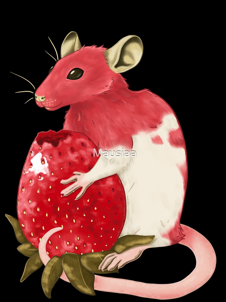 Little Strawberry Rat by Mausiaa